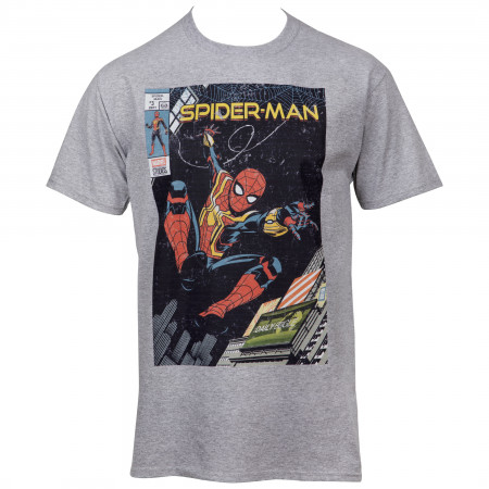 Spider-Man No Way Home Movie Comic Cover T-Shirt